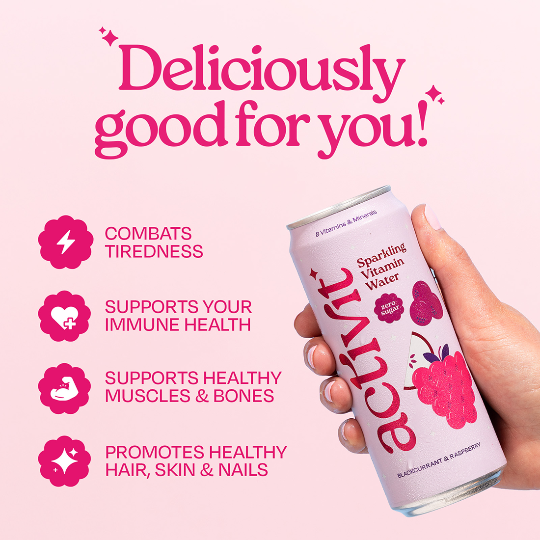 Activit Blackcurrant & Raspberry