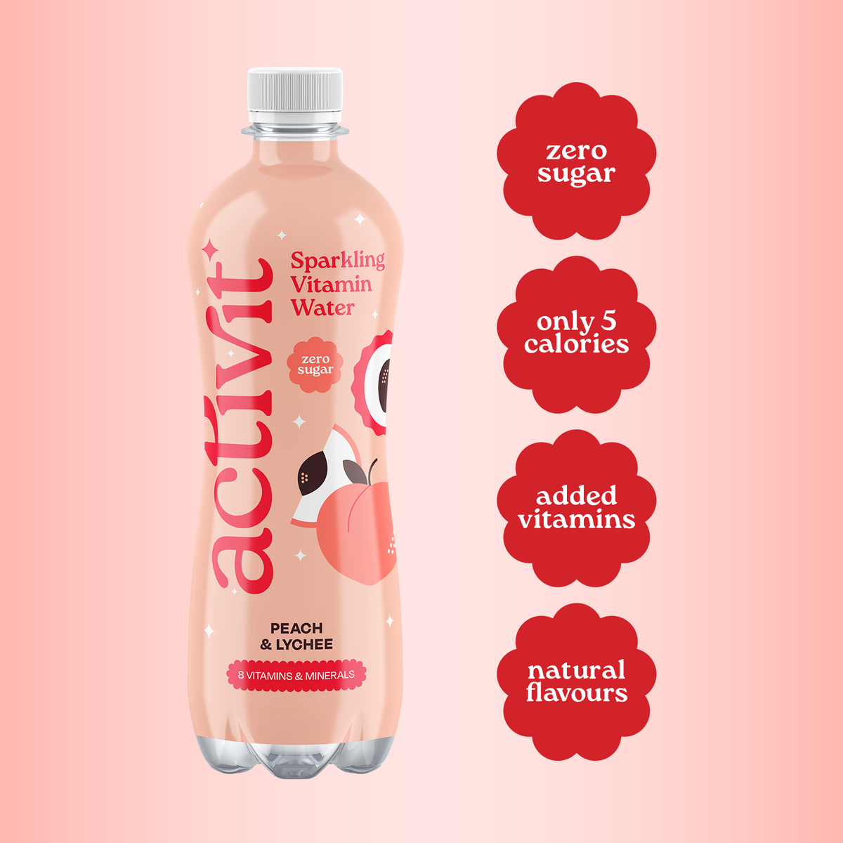 Activit New Arrivals Multipack - Blueberry & Elderflower, and Peach & Lychee